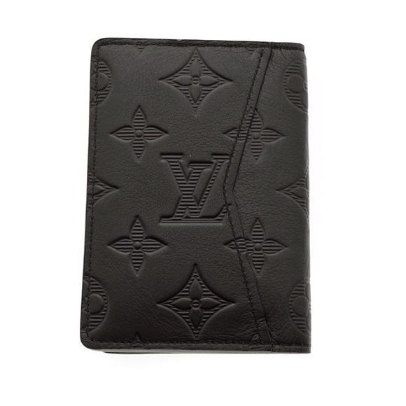 Portafoglio Porta Assegni In Pelle Fine Nera &ndash; Stile Francese, Con Blocco RFID, Organizer Per Carte